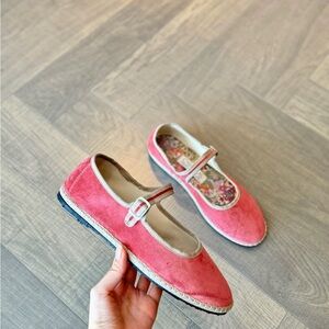 Chic Pink Mary Jane Flats